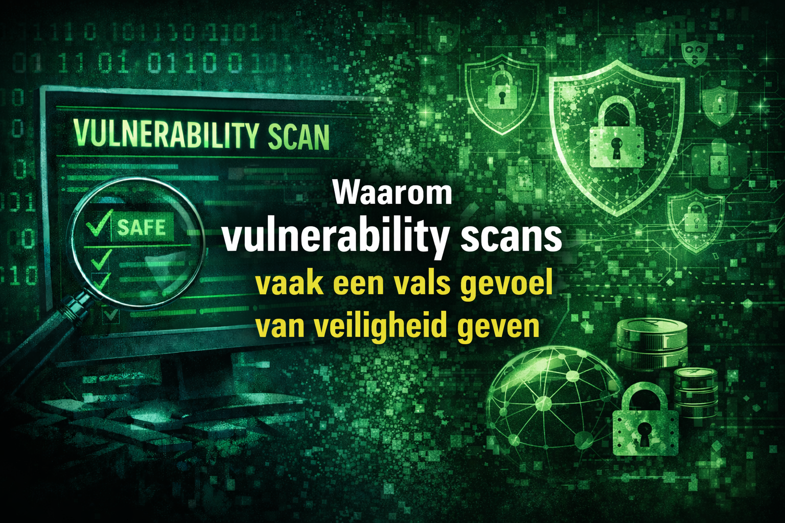 Waarom vulnerability scans vaak een vals gevoel van veiligheid geven