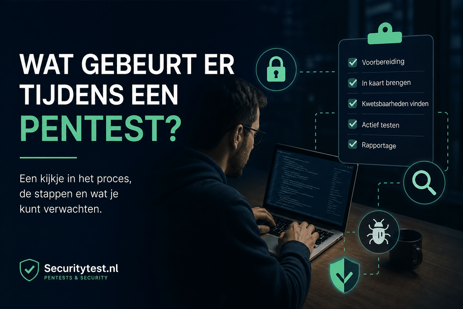Wat gebeurt er tijdens een pentest?