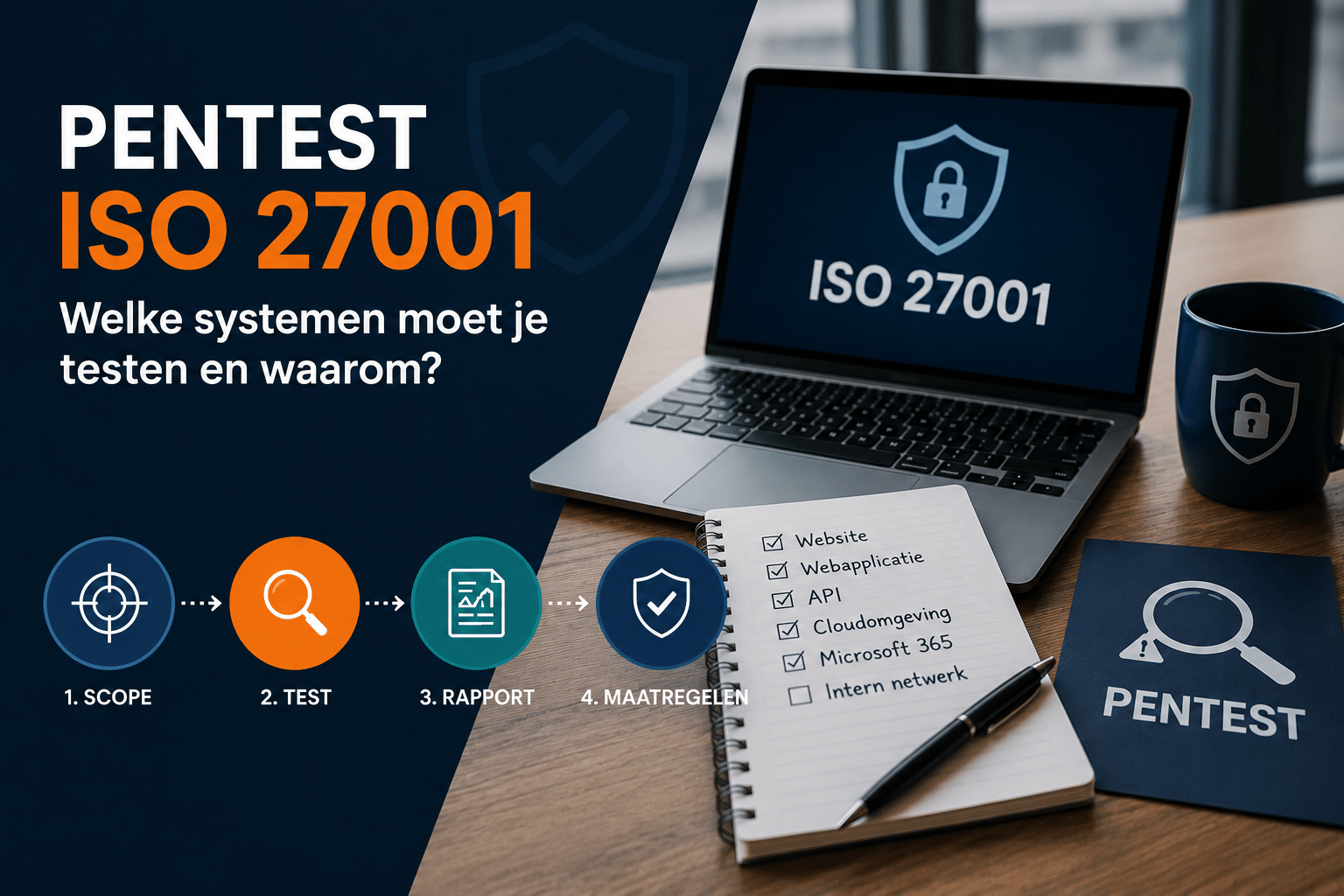Pentest voor ISO 27001: hoe bepaal je de juiste scope en aanpak?